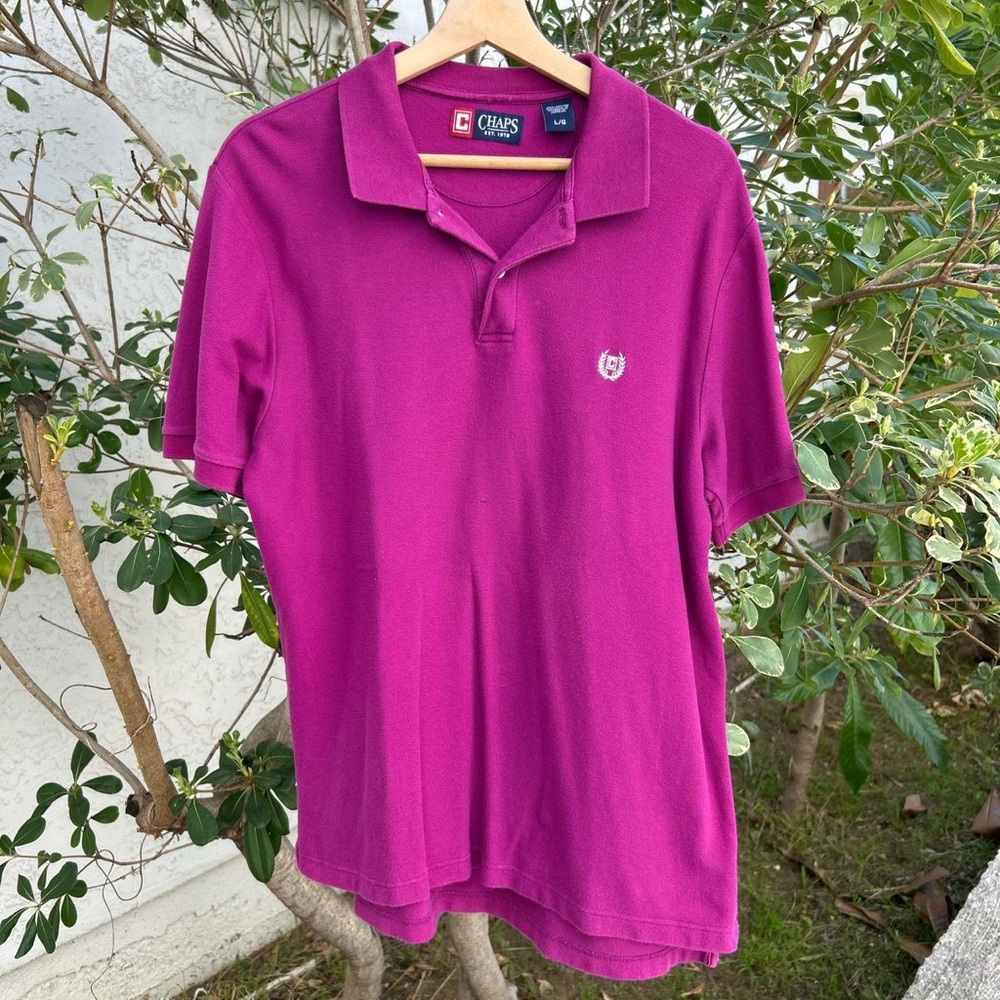 Vintage 2008 Chaps Purple Polo Shirt Men’s L